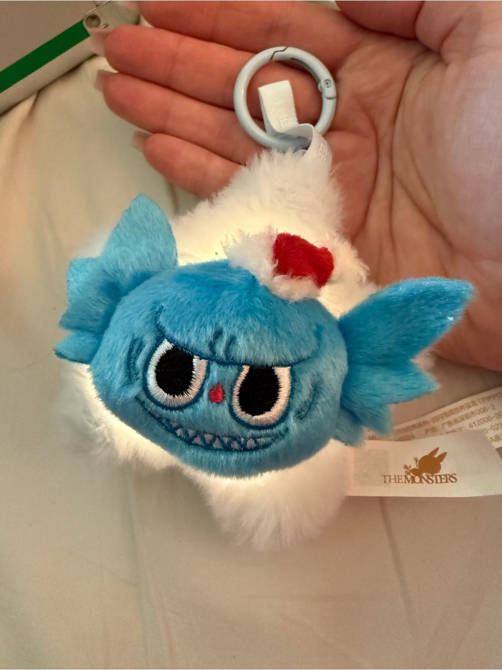 The Monsters Blue Plush Keychain Card Holder by TheMonsters